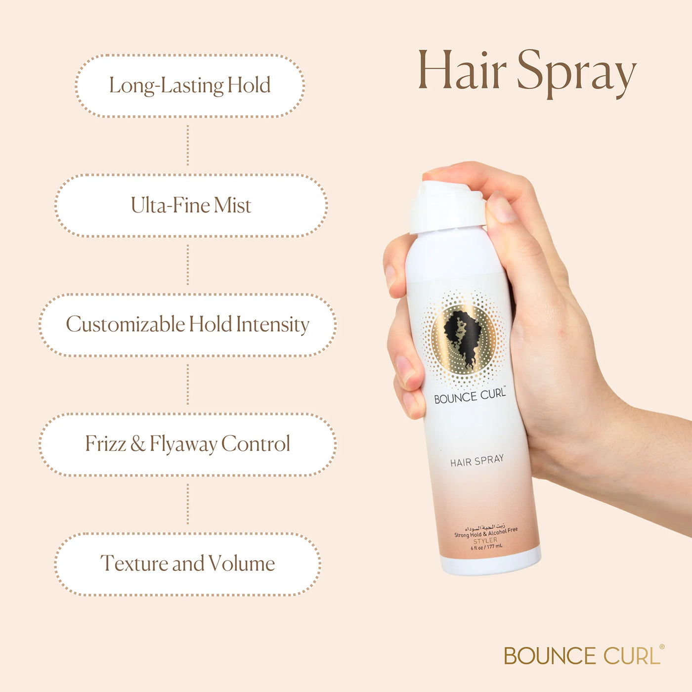 Bounce Curl Hair Spray 177ml