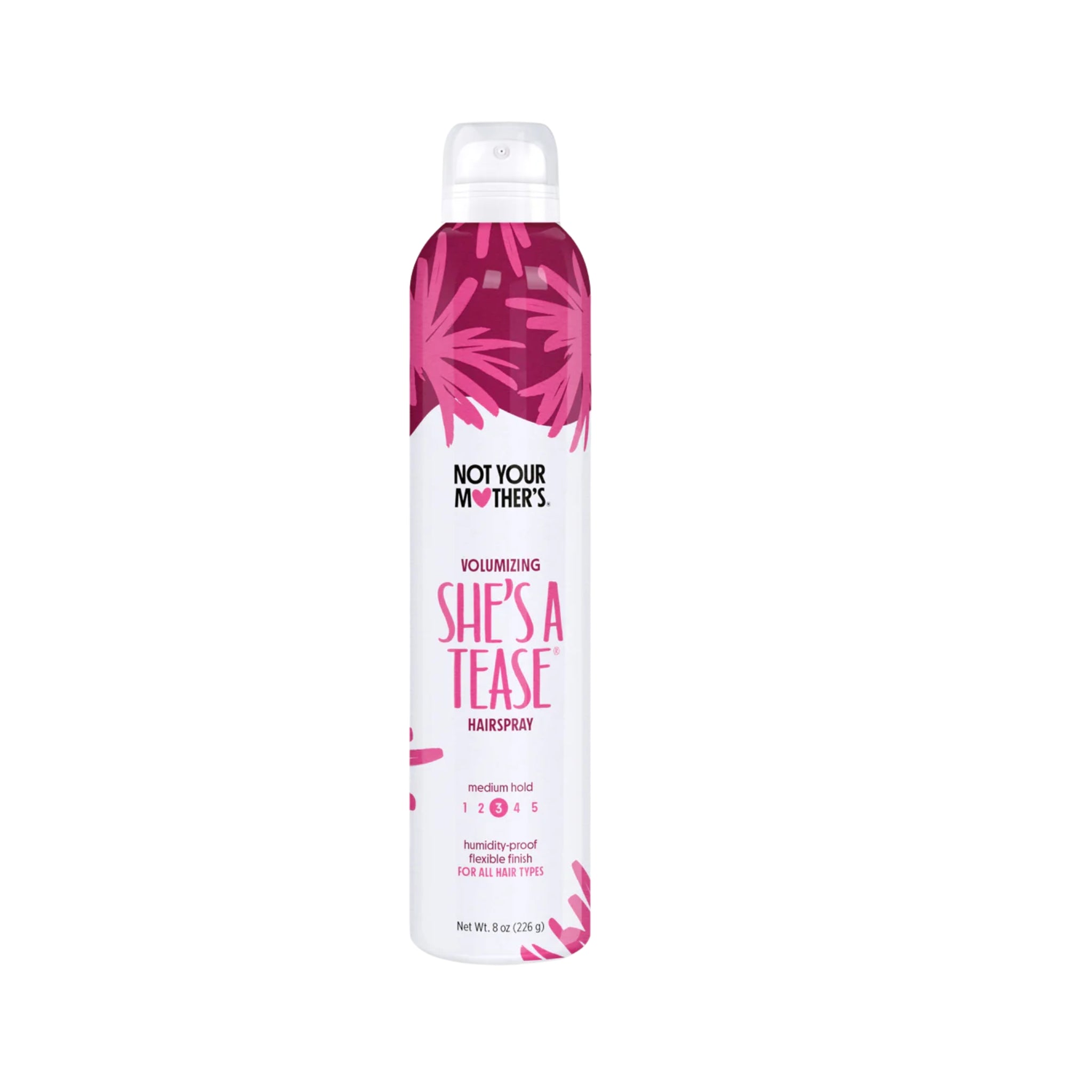 Not Your Mother's She's A Tease volumizing hairspray i pink dåse med medium hold, 8 oz.