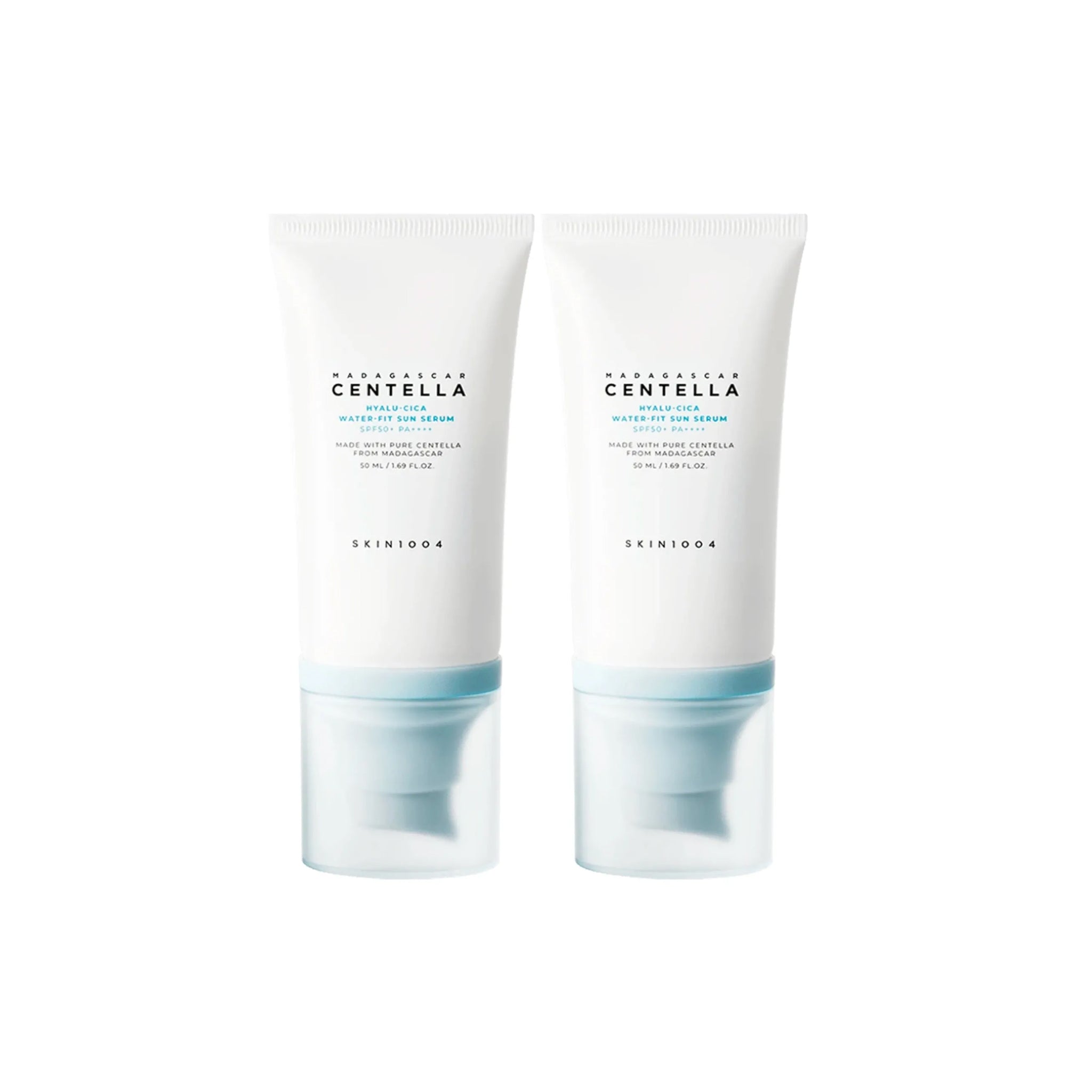 SKIN1004 Madagascar Centella Hyalu-Cica Water-Fit Sun Serum Twin Pack 2 x 50ml