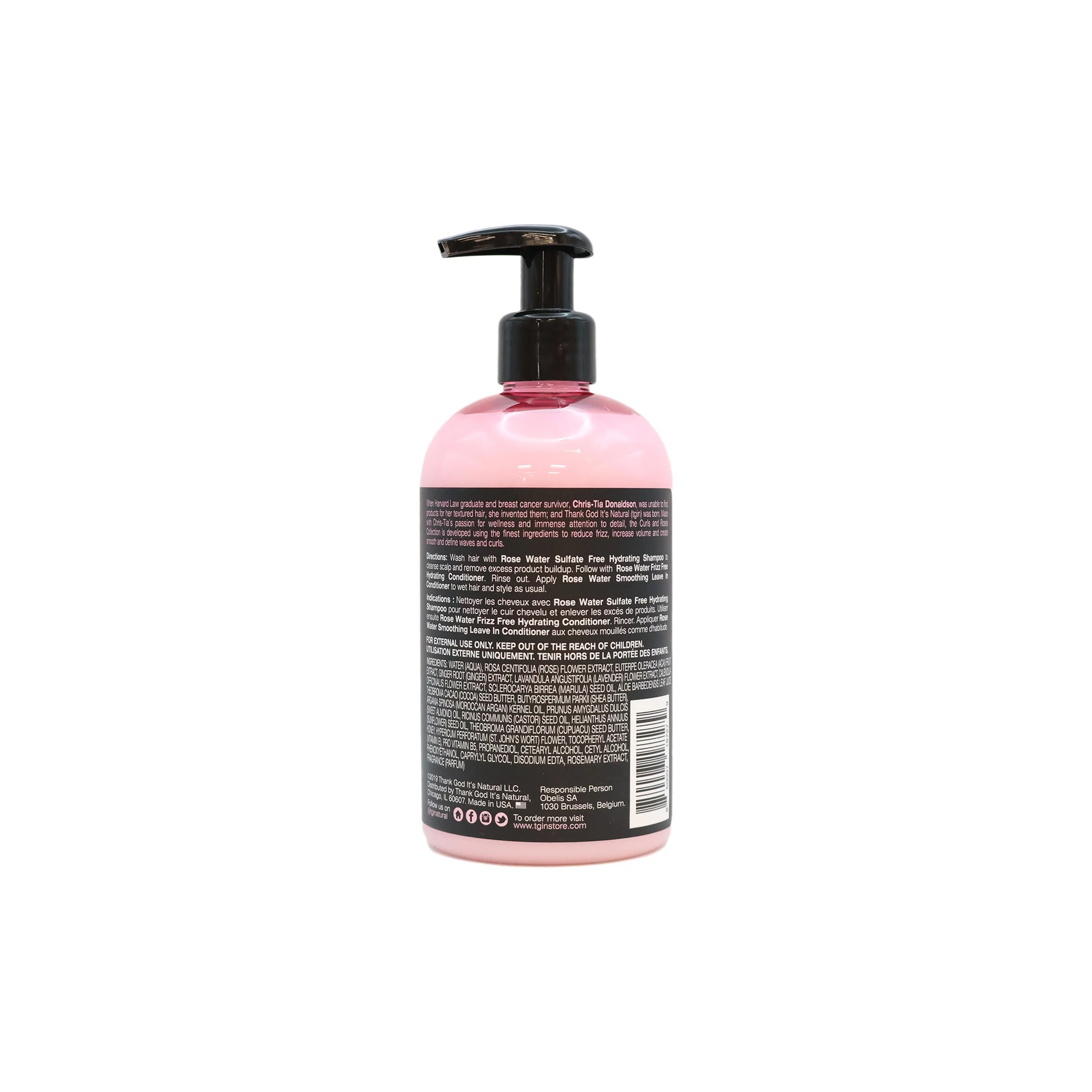 TGIN Rose Water Hydrating Leave in Conditioner 384ml